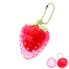 Strawberry Shaped Lip Balm with Keychain 24 pcs display box .75 each