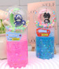 5.5" Large Crystal Mud Slime Jar with Novelty Figurines 12 pcs per display box .87 each