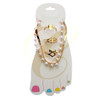 Pearl Chain Anklet & Toe Ring Set .68 each set