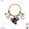 Kids Spring Style Candy, Love, Star Charms Bangle Bracelet .68 each