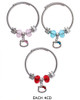 Kids Cat Charm Stainless Steel Wire Bracelet (2290) .68 each