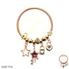 Spring Style Gold & Silver Charm Bracelet with Shooting Star Charms .68 each