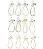 Pearl Wristlet Keychain with Charm .68 each