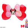 6.3" Novelty Gator Clip Hair Bow .68 each