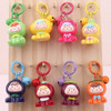 Cute Doll Character Key Rings with Bell .68 each