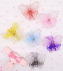 3" Butterfly Hair Claw Clips w/ Stones .68 each