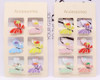 6 Pc Set Colorful Butterfly Mini Hair Clips .68 each set