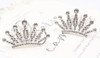 2.1" Sparkling Rhinestone Silver Tiara Crown Hair Comb (2184) .68 each