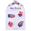 4 Pk Set of Shoe Charms Puerto Rico Theme (16A) .75 each set