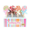 6" Lollipop Ball Point Pens 24 pcs per counter display .75 each