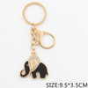 Chic Elephant Charm with Rhinestone Accents Keychain .68 each