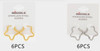 0.9" Stainless Steel Star Hoop Earrings .68 each pair