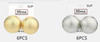 1.2" Hammered Dome Clip On Earrings .68 each pair