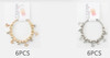 Spring Style Gold & Silver Butterfly & Stone Charm Bracelet .68 each