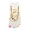 4 Pc Butterfly Layered Anklet & Toe Ring Set .68 each set