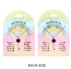 Gold & Silver Chain Heart Key Pendant MOOD Necklace & Earring Set .68 per set 