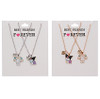 2 Pc Set 18" Novelty BFF Charm Gold & Silver Necklace  .68 each set