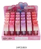 Delicate Heart Cap Lip Gloss 24PCS Display .75 each