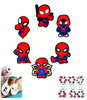 6 Pk Set of Shoe Charms Novelty Theme (2627) .75 per set