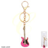 5.1" Rhinestone Guitar Keychains 12 per pk .68 each