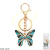 3.9" Butterfly Rhinestone Keychain .68 each