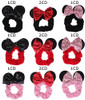 Hair Scrunchie with Mouse Ears & Sequin Bow .68 each