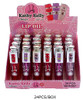 Shiny Silver Cap Lip Gloss 24 pcs per display .81 each