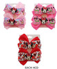 4.7" 2 Pc Novelty Hair Bow Set .68 each set