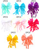 Curly Ribbon Gator Clip Hair Bow 24 pcs pk .34 each