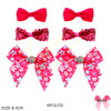 6 Pc Set Girls Boutique Bow Hair Clip .68 each set