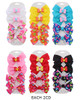 4 Pc Set Girls Novelty Bow Hair Clip .68 each set