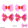 4 Pc Set Girls Novelty Bow Hair Clip .68 each set