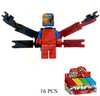 DIY 8 Style Mixed Heroes Figurine Sets 16 per display box .75 each