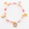 Butterfly Charm Beaded Stretch Bracelet .68 each