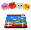 2.6" Cute Animal Smiling Face Squishy Stress Toy 12 pcs per display box $1.25 each