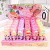 Adorable Fruit-themed Water Lip Gloss 24 pcs per display box .75 each