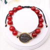 Saint Benedict Adjustable Marble Bead Bracelet .70 each