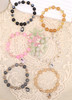 Elegant Crystal Teardrop Stretch Bracelet .70 each