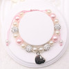 Mom Charm Adjustable Pearl Bracelet .70 each