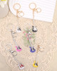 Guitar Enamel Rhinestone Keychain .70 each