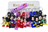 Novelty 3 in 1 Strap Keychain Asst Colors (10086) .68 each