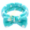 SPA/BEACH Polka Dot Stretch Asst Color Headband .68 each