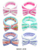 SPA/BEACH Stripe Stretch Asst Color Headband .68 each