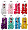 3.5" 4 Pc Set Novelty Gator Clip Hair Bow .68 each set