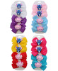 3.5" 4 Pc Set Novelty Gator Clip Hair Bow (0642) .68 each set