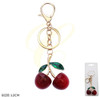 4.7" Cherry Charm Keychain .68 each