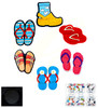 6 Pk Set of Shoe Charms Shoe Theme .75 per set