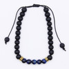 Blue & Brown Tiger Eye Beaded Bracelets  .68 each 