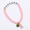 Courage & Hope Breast Cancer Awareness Bracelet .68 each
