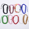 Double Line Crystal Adjustable Bracelet Asst Colors .68 each